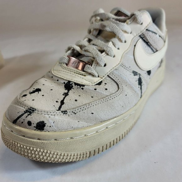 Nike Air Force 1 07 Lx Paint Splatter women size 6.5 - Picture 10 of 13